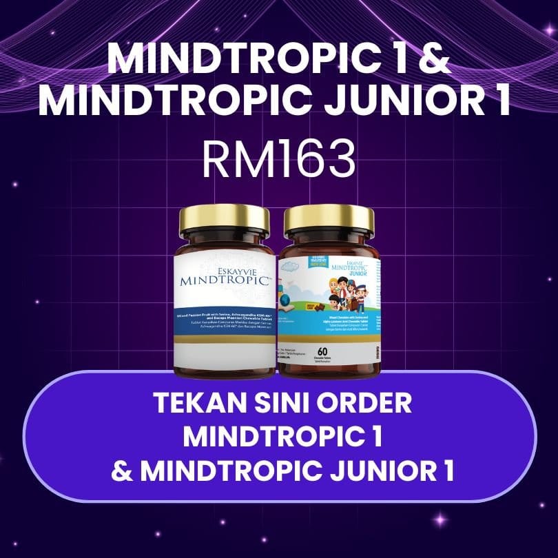 Mindtropic 1 Botol + Mindtropic Junior 1 Botol